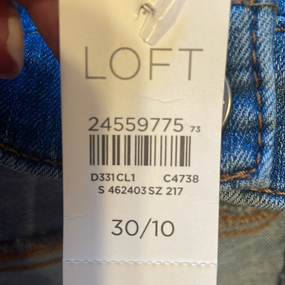 Fun polka dot Loft jeans - Picture 5 of 5